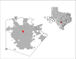 Location of Castle Hills, Texas