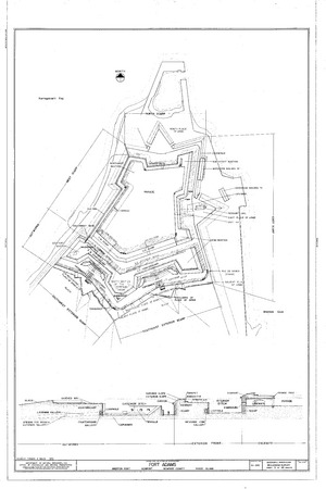 Fort Adams, Newport Neck, Newport, Newport County, RI HABS RI,3-NEWP,54- (sheet 2 of 45)