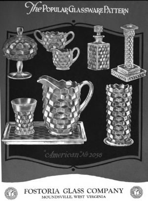 Fostororia Glass Advertisement 1922 American