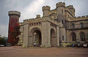 Front entrance to Eastnor Castle - geograph.org.uk - 1468597