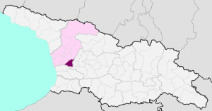 Location of Abasha Municipality in Georgia