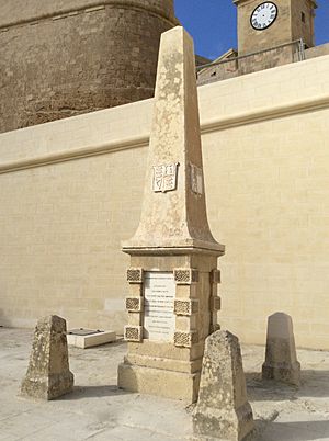 Gozo Aquaduct Obelisk June 2016