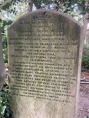 Grave of Captain John Wood in Highgate Cemetery