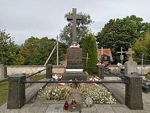 Grodno cmentarz farny grob Orzeszkowa 02