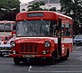 London Transport bus FS19 (MLK 719L) Ford Transit Strachan route H2 Golders Green, July 1978.jpg