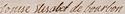 Louise Élisabeth de Bourbon's signature