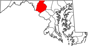 Location in the State of Maryland