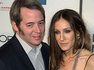 Matthew Broderick and Sarah Jessica Parker at the Tribeca Film Festival