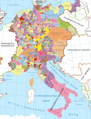 Mitteleuropa zur Zeit der Staufer
