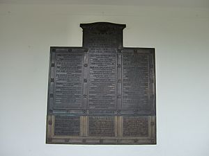 Temple of Arethusa, Kew Gardens - War memorial