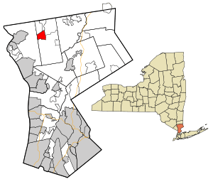 Location of Crompond, New York
