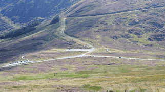 Wicklow Gap from Tonelagee slopes