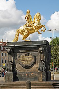 00 294 Dresden - Reiterstandbild August der Starke