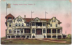 1920 Postcard of Toledo Yacht Club