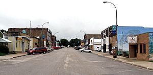 Downtown Charter Oak, Iowa