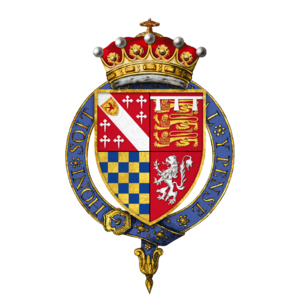 Coat of arms of Sir Henry Howard, styled Earl of Surrey, KG