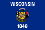 The flag of Wisconsin