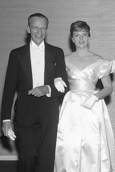 Fred Astaire & daughter 1959