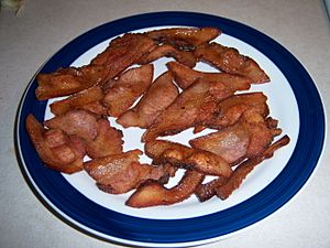 Fried pork jowl