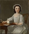 Girl Building a House of Cards MET DP162173
