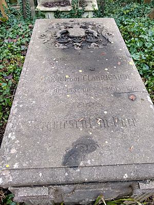 Grave of George de Burgh Canning