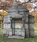 Grave of Harvey Doolittle Colvin (1815–1892) at Rosehill Cemetery, Chicago