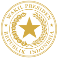 Indonesian Vice Presidential Seal gold.svg