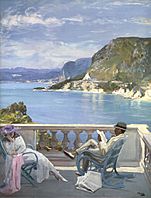 John Lavery - On the Riviera