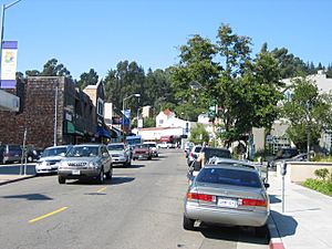 A street view of Montclair Village