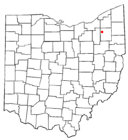 Location of Streetsboro, Ohio