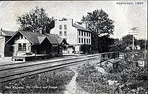 "Port Kennedy, Pa. Hotel and Station" (1907).