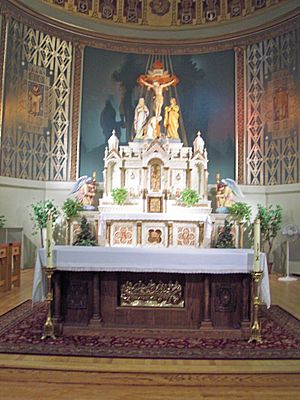 St. Casimir Church, South Bend Indiana, main altar