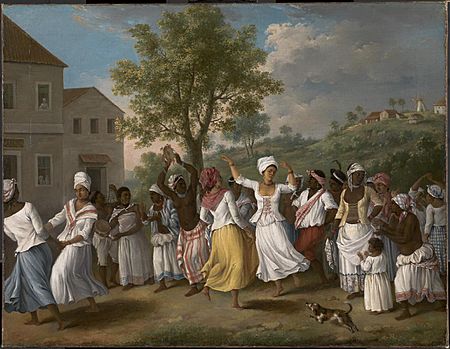 Agostino Brunias, A Negroes Dance in the Island of Dominica