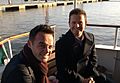 Ant and Dec in Cardiff Bay