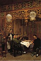 Chinese Restaurant by Theodore Wores, 1884