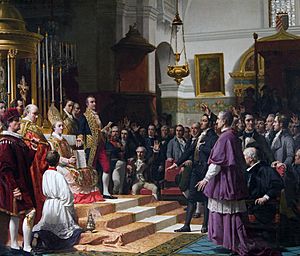 El juramento de las Cortes de Cádiz en 1810