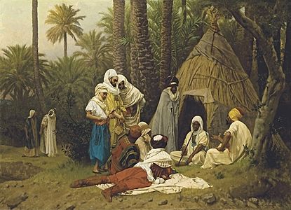 Gustave Boulanger, El Hiasseub, Conteur Arabe, 1868, private collection