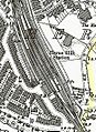 Herne Hill railway OS Map 1894