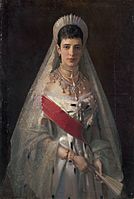Maria Feodorovna by Kramskoj