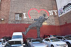 Nick Walker Love Vandal at 6th Avenue and W 17th Street Manhattan