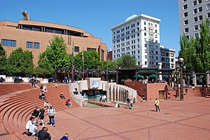 Pioneer Courthouse Square - west half