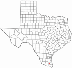 Location of Lyford, Texas