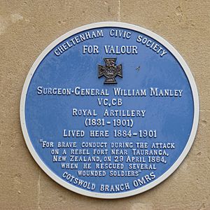 William Manley VC Blue plaque Cheltenham Flickr 6234554182