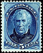 Zachary Taylor 1875 Issue-5c
