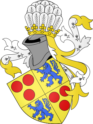 Coat of arms of the house of Courtenay, earls of Devon