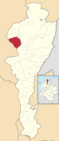 Location of the municipality and town of Bosconia in the Department of Cesar.
