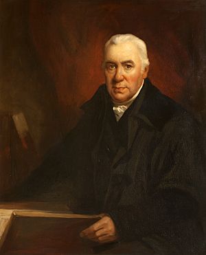 Engraved portrait of Rutherford