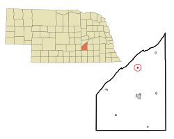 Location of Marquette, Nebraska