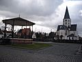Kerk en kiosk - Bassevelde - Assenede - Oost-Vlaanderen - Vlaanderen - België