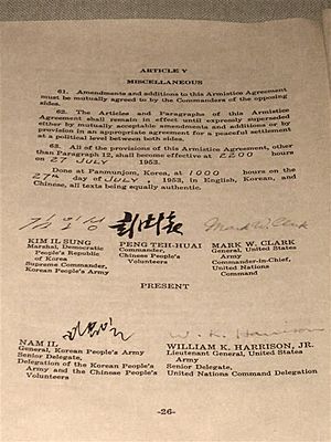 Korean Armistice En-Text 1953